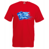 Greek Flag Splash T-Shirt with print