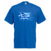 Greek Flag Splash T-Shirt with print
