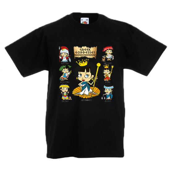 T-Shirt with print Greek Goddesses-A5098