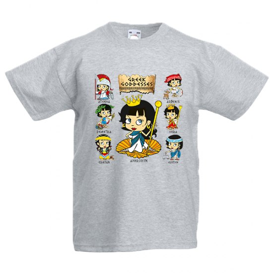 T-Shirt with print Greek Goddesses-A5098