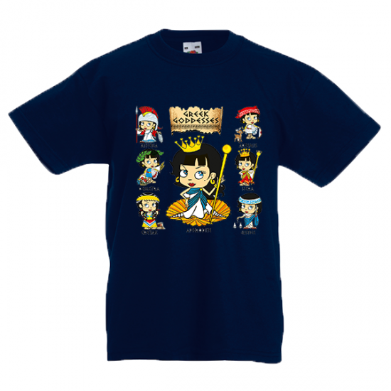 T-Shirt with print Greek Goddesses-A5098