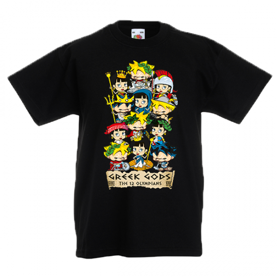 T-Shirt with print Greek Gods-A5100