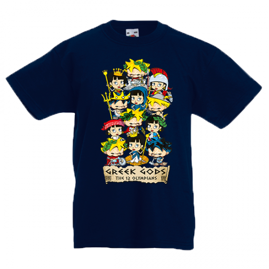 T-Shirt with print Greek Gods-A5100