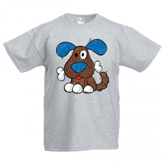 T-Shirt with print Happy Dog-A5874