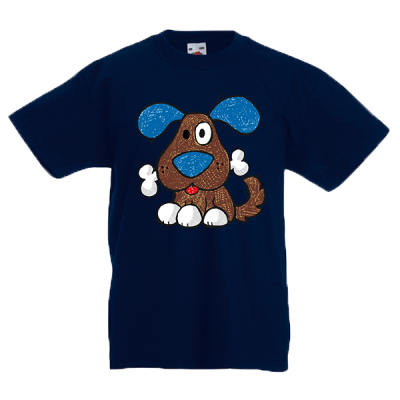 Happy Dog Kids T-Shirt with print