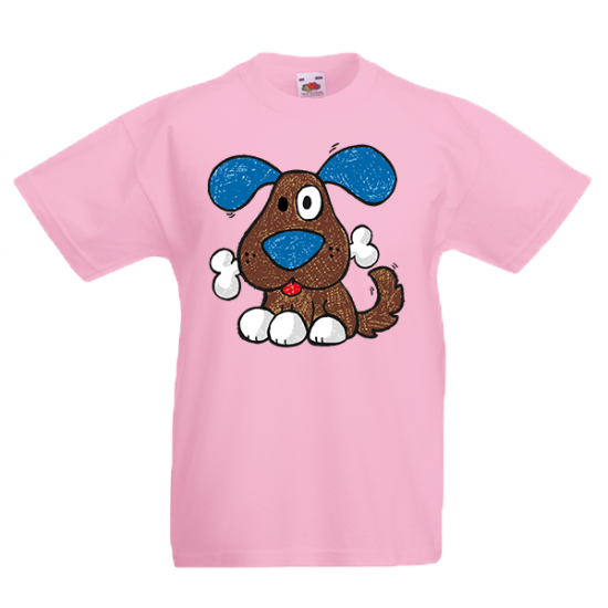 T-Shirt with print Happy Dog-A5874