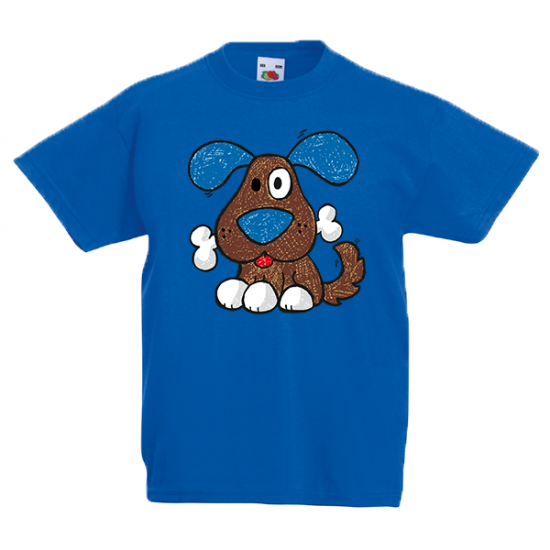 T-Shirt with print Happy Dog-A5874