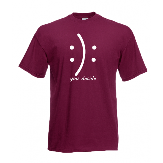 Happy Or Not T-Shirt with print