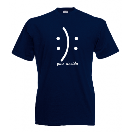 Happy Or Not T-Shirt with print