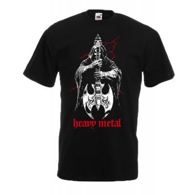 Heavy Metal T-shirt με στάμπα 