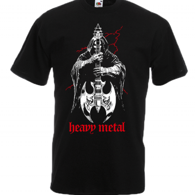 Heavy Metal T-shirt με στάμπα 
