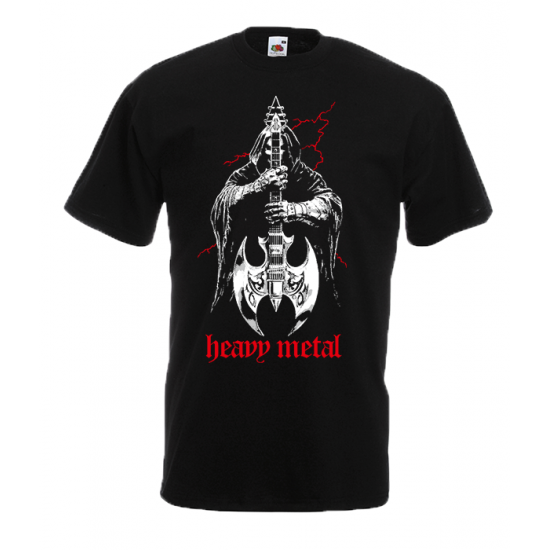 Heavy Metal T-shirt με στάμπα 