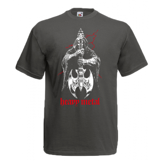 Heavy Metal T-shirt με στάμπα 