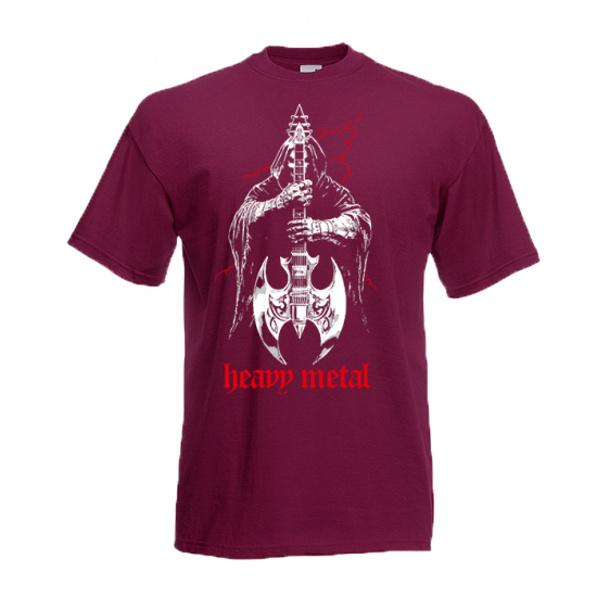 Heavy Metal T-shirt με στάμπα 