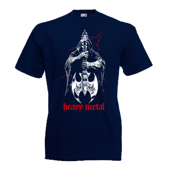 Heavy Metal T-shirt με στάμπα 