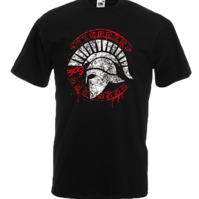 Helmet Greek Key T-Shirt with print