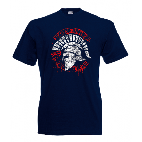 Helmet Greek Key T-Shirt with print