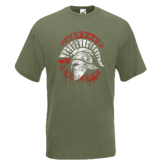 Helmet Greek Key T-Shirt with print