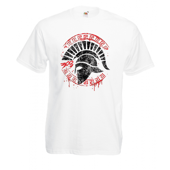 Helmet Greek Key T-Shirt with print