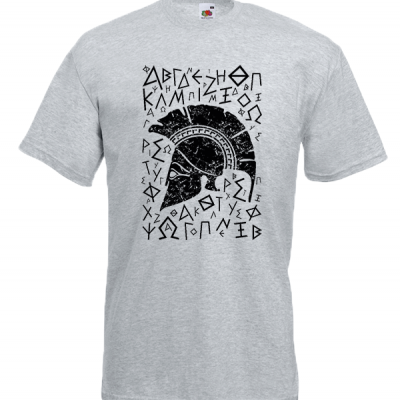 Helmet Alphabet T-shirt με στάμπα 