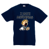 T-shirt με στάμπα I Hate Mornings-A5320