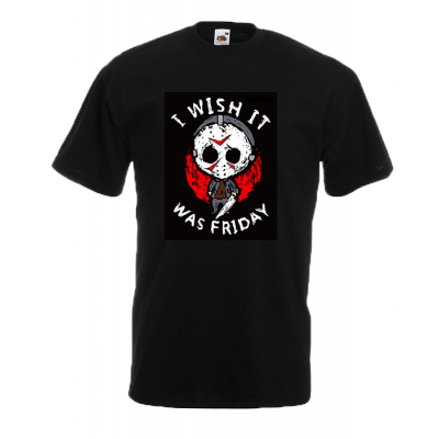 I Wish It Was Friday T-Shirt with print