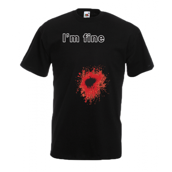 I'm Fine T-Shirt with print