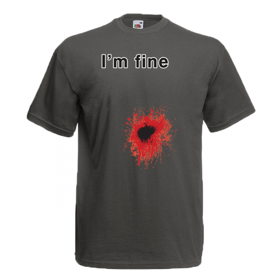 I'm Fine T-Shirt with print