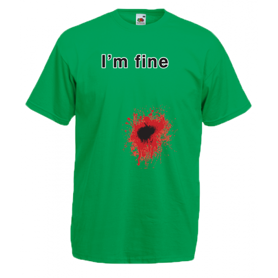 I'm Fine T-Shirt with print