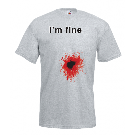 I'm Fine T-Shirt with print