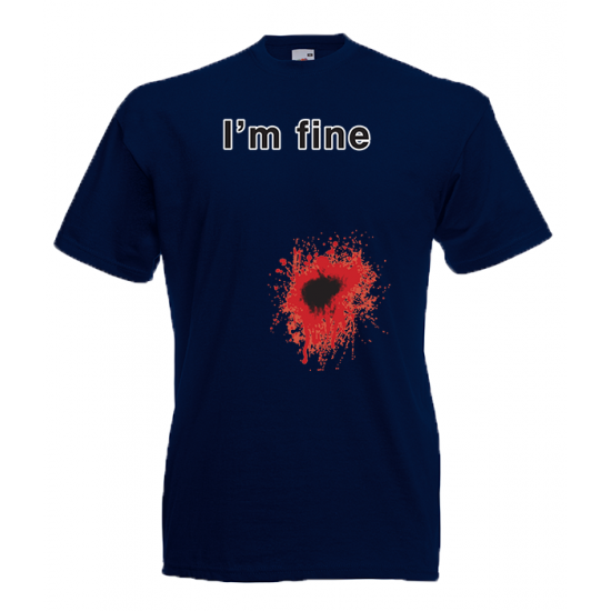 I'm Fine T-Shirt with print