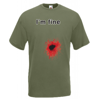 I'm Fine T-Shirt with print
