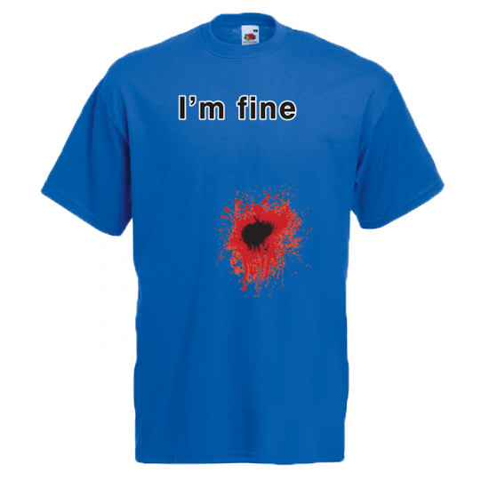 I'm Fine T-Shirt with print