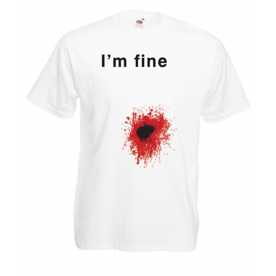 I'm Fine T-Shirt with print
