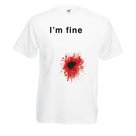 I'm Fine T-Shirt with print