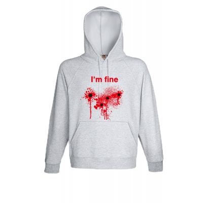 I'm Fine Φούτερ με στάμπα 