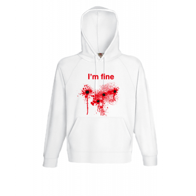 I'm Fine Φούτερ με στάμπα 