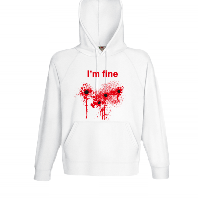 I'm Fine Φούτερ με στάμπα 
