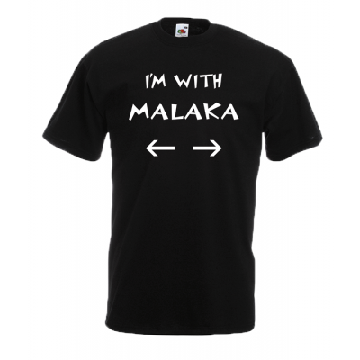 Im With M@l@k@ T-Shirt with print