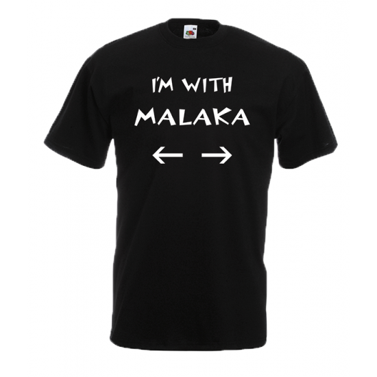 Im With M@l@k@ T-Shirt with print