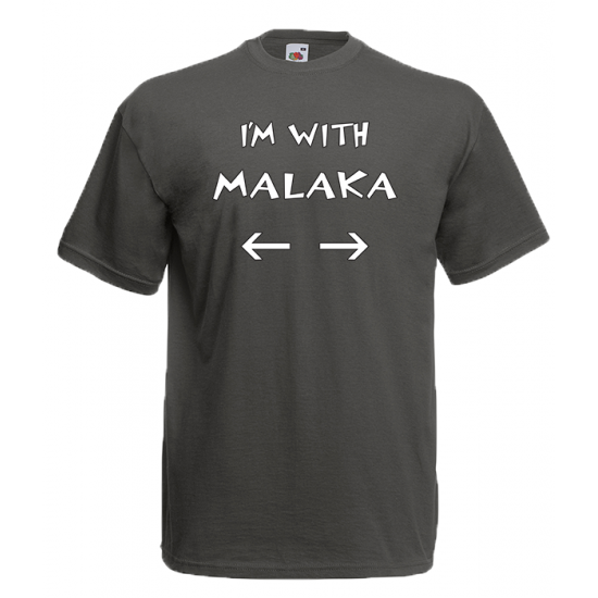 Im With M@l@k@ T-Shirt with print