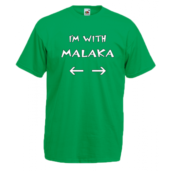 Im With M@l@k@ T-Shirt with print