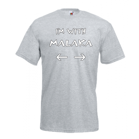Im With M@l@k@ T-Shirt with print