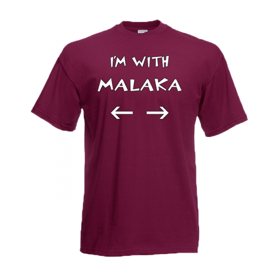 Im With M@l@k@ T-Shirt with print