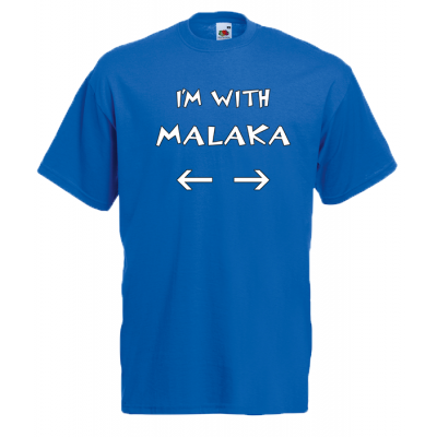 Im With M@l@k@ T-Shirt with print