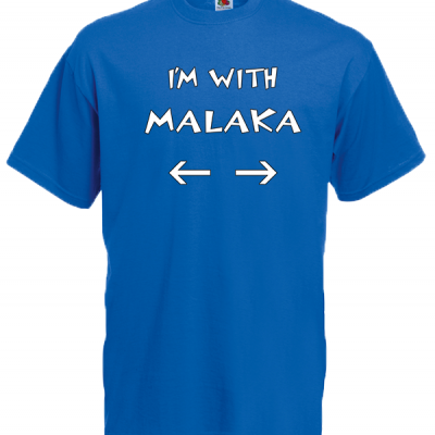 Im With M@l@k@ T-Shirt with print