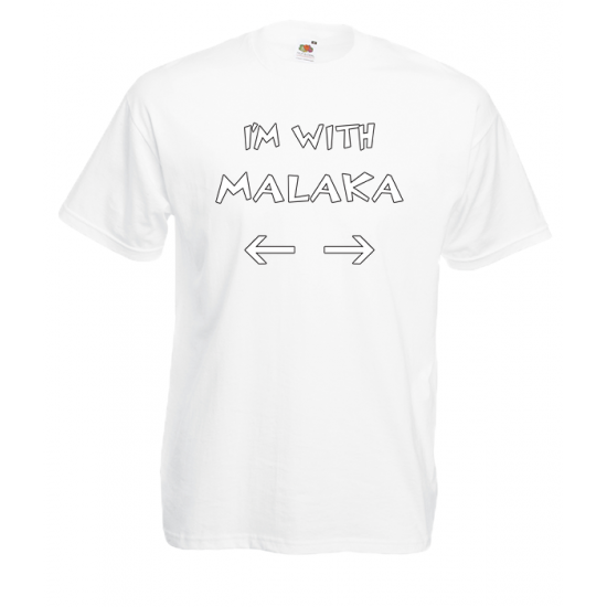 Im With M@l@k@ T-Shirt with print