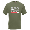Installing Muscles T-Shirt με στάμπα