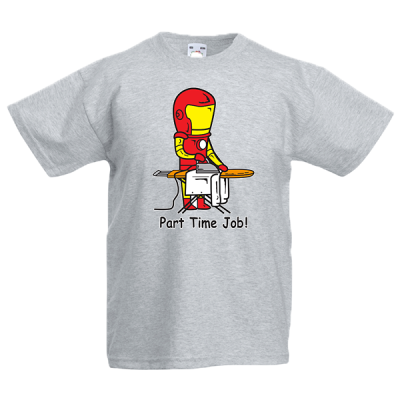 Iron Man Part Time Job Kids T-Shirt with print