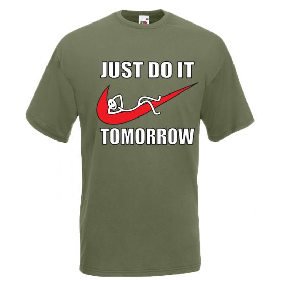 Just Do It T-Shirt με στάμπα